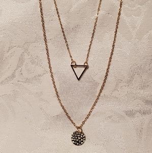 Gold layered necklaces